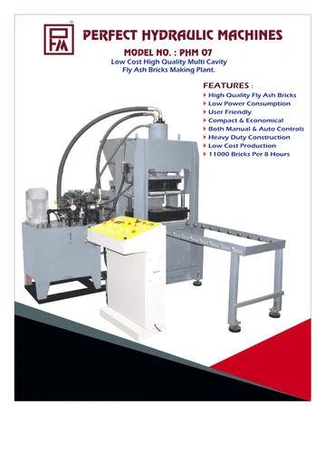 Semi-Automatic Hydraulic Concrete Block Making Machine | 520 Capacity Fly Ash Paver Machine 4