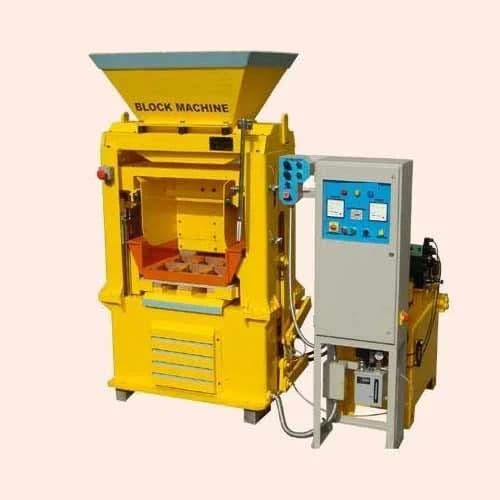 S.M Precast Paver Block Making Machine 500–1000 Blocks/Hour | Semi-Automatic Hydraulic