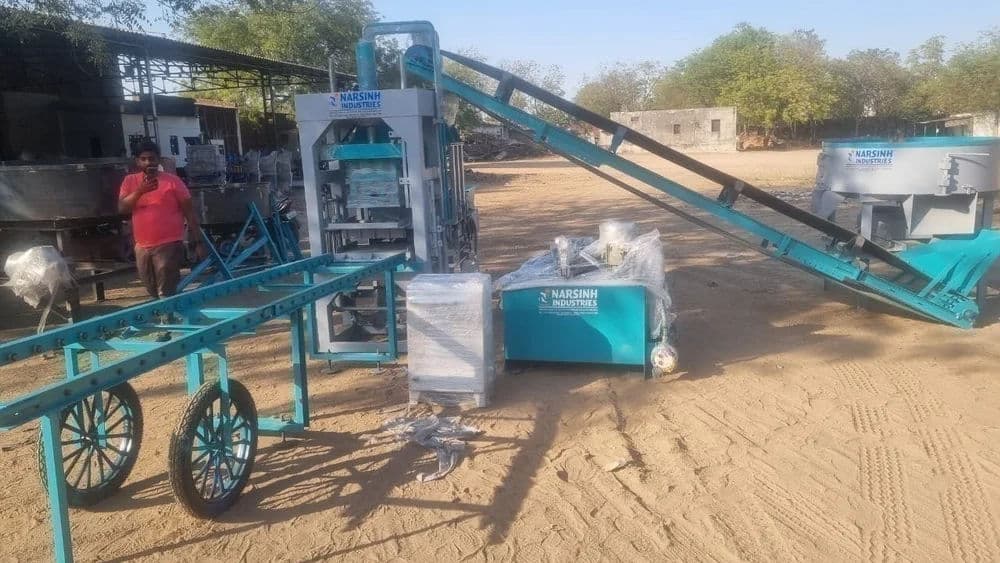 Automatic Fly Ash Brick Making Machine | 1000 Bricks/Hour Hydraulic 2