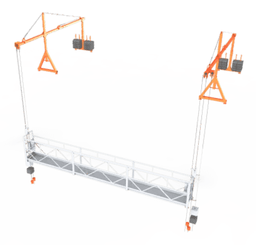 Universal Suspended Rope Platform | 800 Kg Capacity, 150 m Height Access System 2
