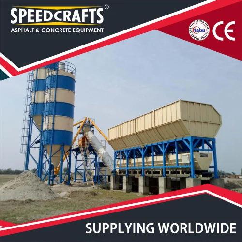 Speedcrafts SCP 30 Stationary Concrete Batching Plant – Automatic SCADA RMC Plant 30 m³/hr Capacity