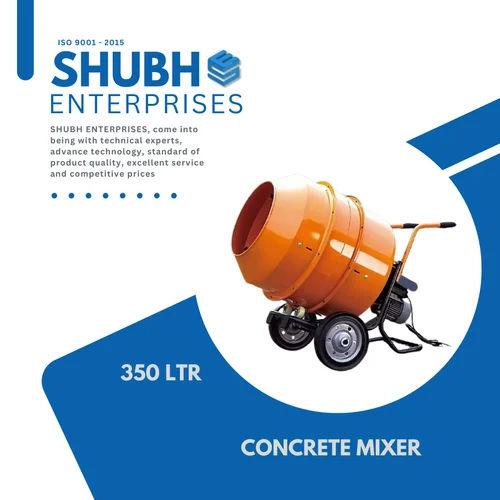 350L Cement Mixer Electric Portable 2HP | Non-Tilting Drum Construction Mixer Machine 1