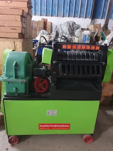 Automatic Rebar Scrap Straightening Machine – Mild Steel Bar Processing