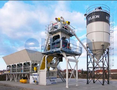 120 m³/hr Ready Mix Concrete Plant | Twin Shaft Fully Automatic RMC Plant | 4 Bin, 3 Silo Setup