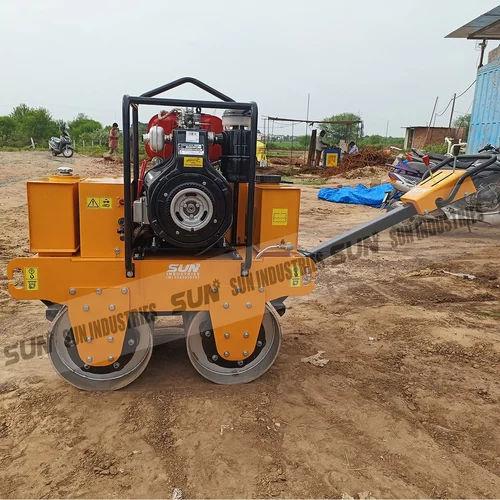 YH-600 Walk Behind Double Drum Vibratory Roller | 10 HP Diesel