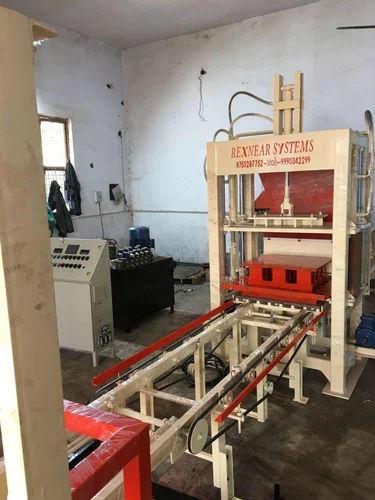 Rexnear Automatic Concrete Block Making Machine – 1000–1500 Blocks/Hour | 36 HP | PLC Control