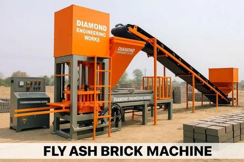 Automatic Fly Ash Brick Making Machine | 1000–1500 Bricks Per Hour Hydraulic
