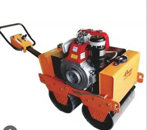 10 HP Double Drum Walk Behind Vibratory Roller | Semi Hydraulic Drive