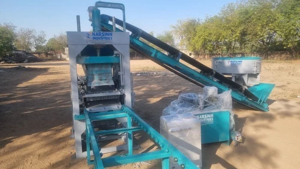 Automatic Fly Ash Brick Making Machine | 1000 Bricks/Hour Hydraulic 3