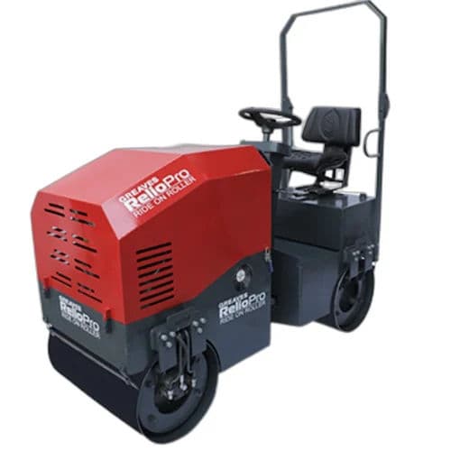 Greaves Relio Pro GRR 2500 Ride On Roller – 10 HP, 70 Hz, 800kg