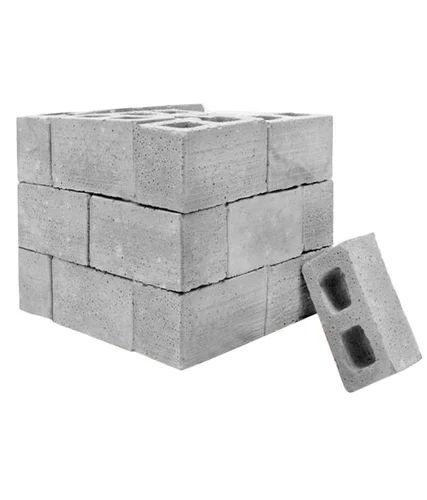 6 Inch Cement Bricks 400x200x200 mm | Solid Block for Partition Wall | 7.5 N/mm Strength