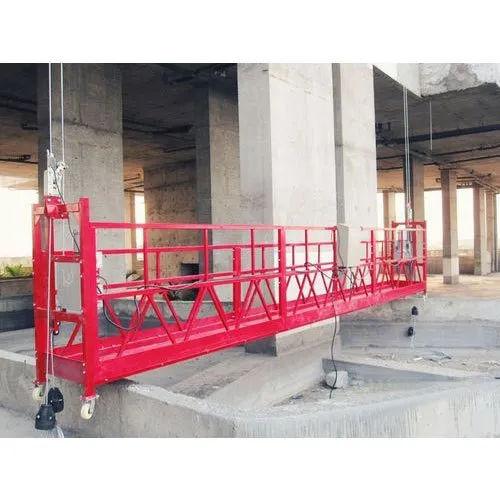 800 Kg Capacity Suspended Platform | Double Mast, Galvanized Structure