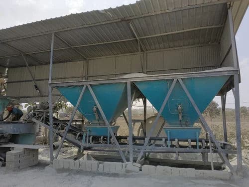 SP20 Solid Bricks Making Machine with Pan Mixer | Fully Automatic 1000 Bricks Capacity