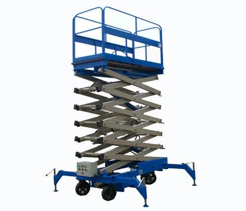 Balaji Hydraulic Scissor Lift – 0.3 to 2 Ton Capacity, Electric & Hydraulic Drive for Industrial Use 1
