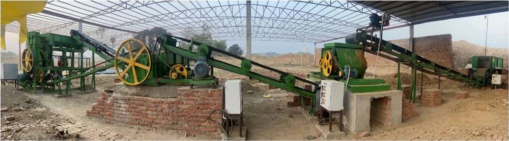 Automatic Clay Brick Making Plant | 7000 Bricks Per Hour Vacuum Extruder