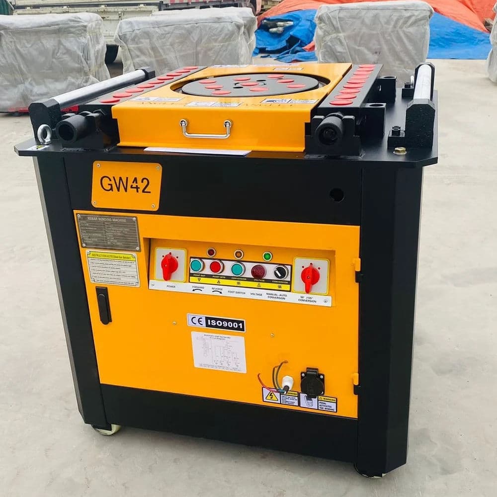 GW42 Automatic Bar Bending Machine | 6–32mm TMT Capacity, Electric Motor 4