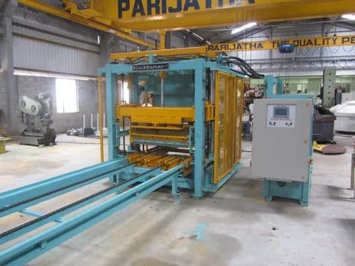 Parijatha BLOCK STAR Paver Block Machine 26HP | 1500 Cycles/Shift Vibro Press 2