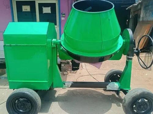 Manual Cement Mixer Machine | Tilting Drum Mixer | 45 m³/hr Output for Paver Block & Construction