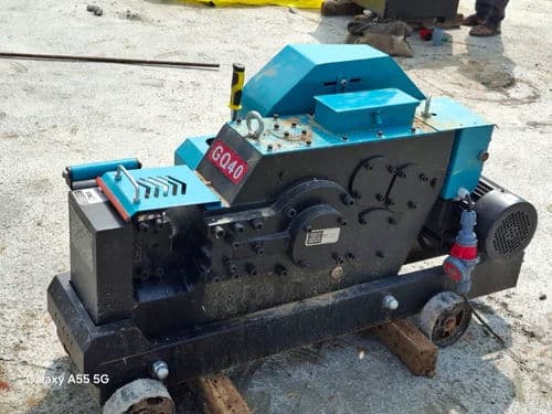 Mild Steel TMT Bar Cutting Machine 1.5 Ton | Portable 8 Inch Cutter 2