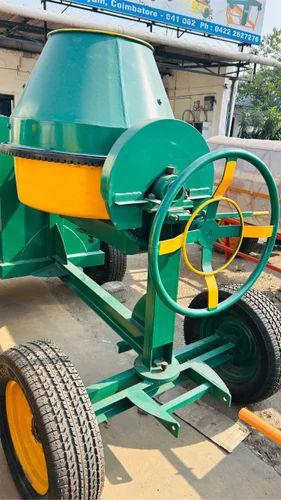 Cement Mixer Machine 20 m³/hr Output | Tilting Drum Diesel Mixer in Tamil Nadu – M10 Grade 3