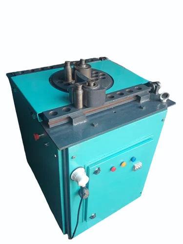 TMT Bar Bending Machine (45° Angle, 50mm Radius) | Manual Electric Steel Body