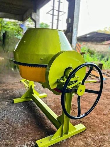 Electric Concrete Mixer Machine 30 m³/hr Output | Tilting Drum Mixer with Mild Steel Chassis 2