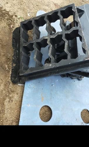 Zig Zag Paver Block Mould | C-45 Hardened | Custom Size | Concrete Machine 3