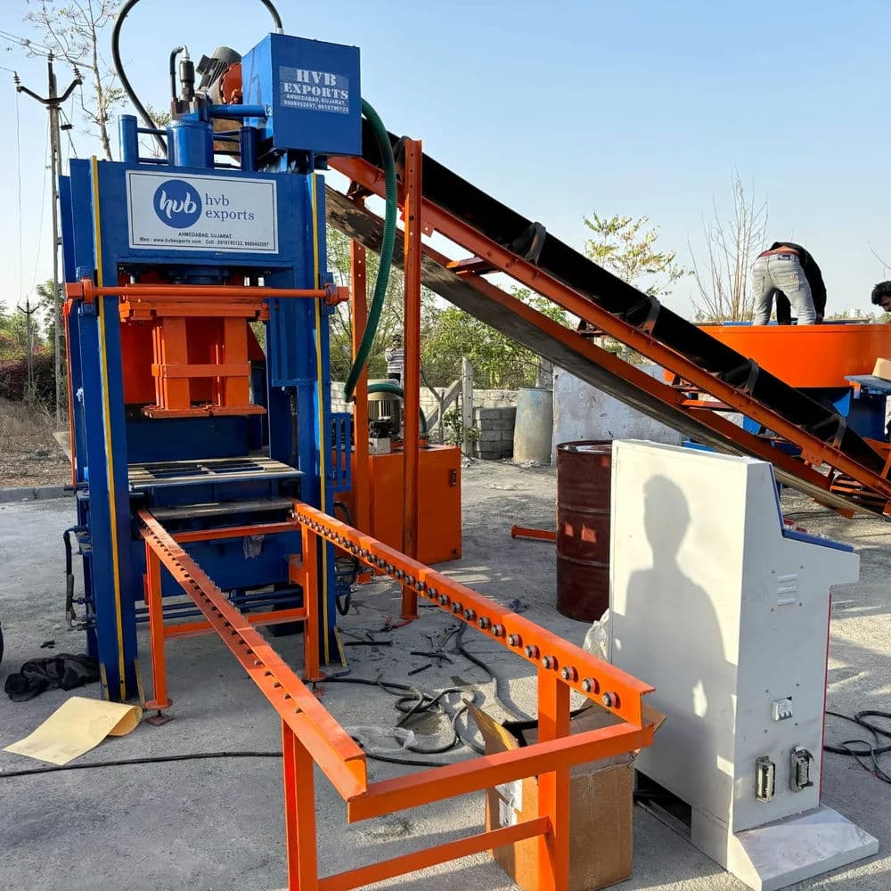HVB Automatic Fly Ash Brick Making Machine | 1000 Bricks/Hour, 120 Ton Pressure 5