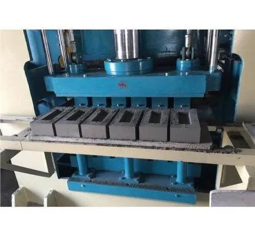 Jyoti Engineering Semi-Automatic Cement Brick Making Machine 100–120 Ton Hydraulic