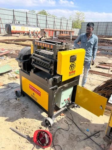 GX 6–25 Scrap Steel Bar Straightening Machine | 6–25mm | 20.1HP | 415V | 830Kg