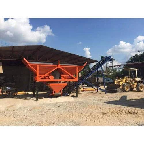 Concrete Batching System 25 Cu.M/Hr – Semi-Automatic Stainless Steel Plant | 3 Phase Industrial Conc