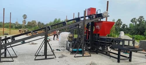 Hydraulic High Pressure Fly Ash Brick & Paver Block Making Machine | 2000 Bricks/Hour