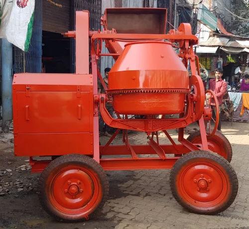 VIPL 10/7 Full Bag Cement Mixer Without Hopper | Electric Semi Automatic Heavy Duty 1