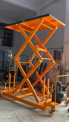 5 Ton Hydraulic Scissor Lift 4.5 m Height | 5000 Kg Capacity Mobile Lift Platform 1