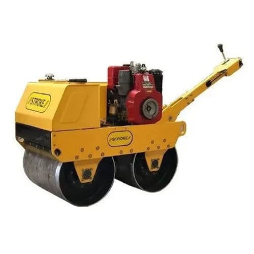 5 HP Walk Behind Roller – 240V Mechanical Drive, Mild Steel Compactor
