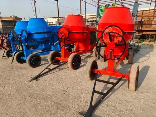 1.5 Bag Tilting Drum Concrete Mixer Machine Diesel Heavy Duty Mild Steel Chassis