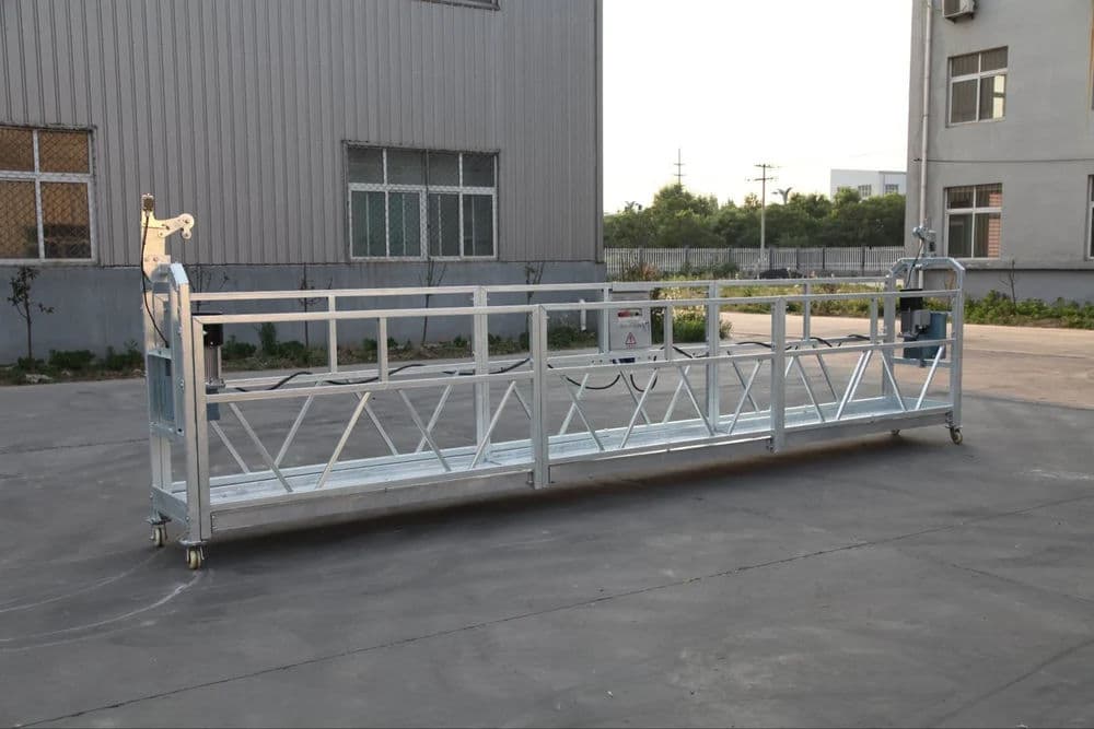 Rope Suspended Platform – 300kg Capacity, Double Mast, Mild Steel 4