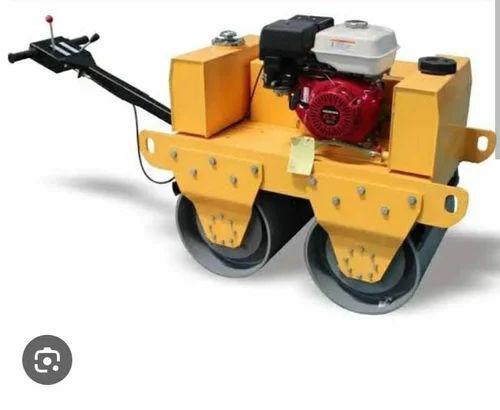 RKT 10HP Walk Behind Double Drum Roller | Heavy-Duty Compaction Machine Made in India