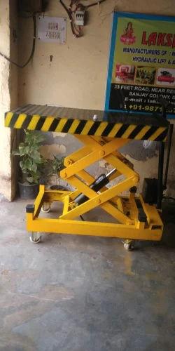 Hydraulic Scissor Lift 15 Ft Height | 0.5 Ton Capacity Moving Car Lift Platform 1