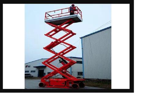 Nio Self Propelled Scissor Lift 0.3 Ton Capacity | Hydraulic Moving Lift Platform India 1