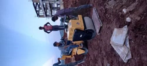 GE-850 Ride On Vibratory Roller 650mm Drum – 800kg