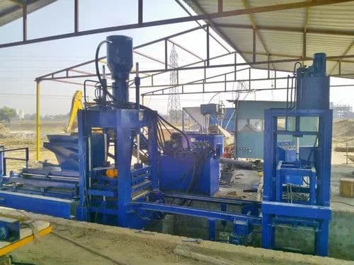 Fully Automatic Press Type Fly Ash Brick Making Plant 3200 Bricks/Hour – 46 HP | 100 Ton 2