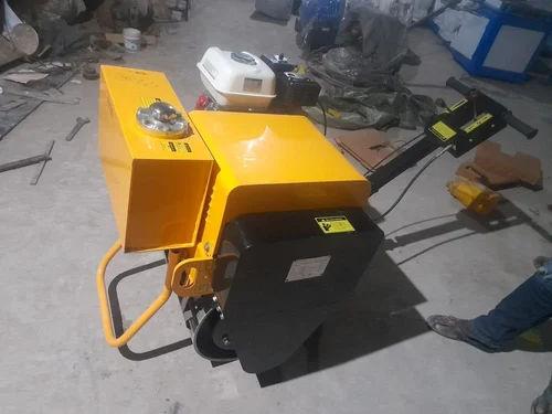 RK IMPEX Walk Behind Single Drum Roller | 5HP Concrete & Soil Compactor 330kg
