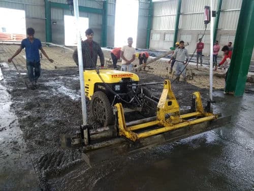 JAISHREETECH Walk Behind Laser Screed – 3m Working Width, 10HP Petrol Engine | Industrial Concrete L