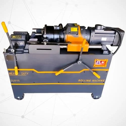 CDRG-45 TMT Bar Threading Machine | 5 HP Semi-Automatic Rebar Threader 3