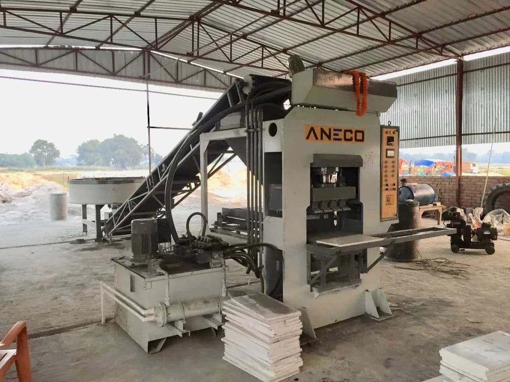 Aneco Automatic Fly Ash Brick Making Machine | 1680 Bricks/Hour Hydraulic 5