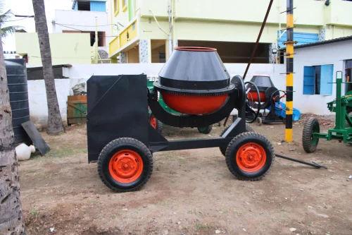 10/7 CFT Cement Mixer Machine with Diesel Engine | 1 Bag Reverse Drum Semi-Automatic Mixer – Kirlo 2