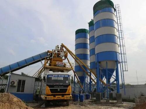 Ready Mix Concrete Plant 1000 Lit Capacity | Brickvision Equipments RMC Plant Price in India