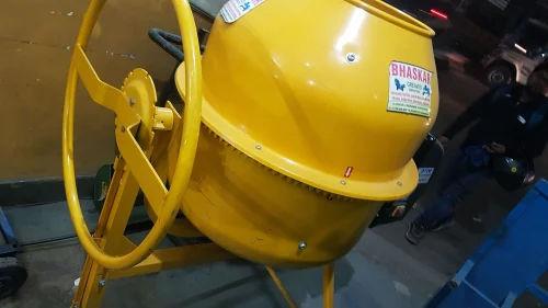 BHASKAR Mini Portable Concrete Mixer – Electric Semi-Automatic, 2 Wheel Compact Design 1