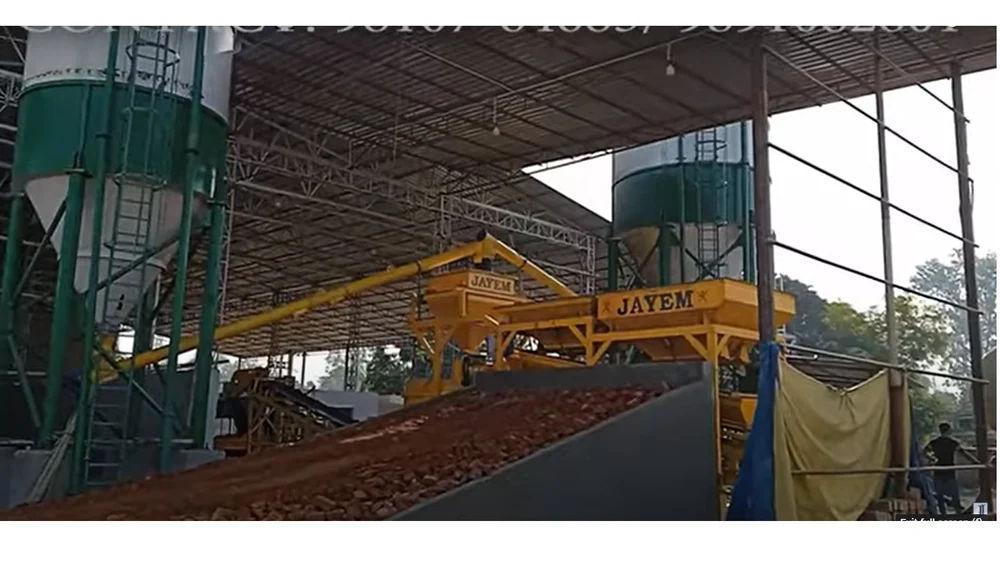 Jayem 5500 Per Hour Automatic Vibro Hydraulic Press – 200 Ton | 17 HP | Fly Ash Bricks